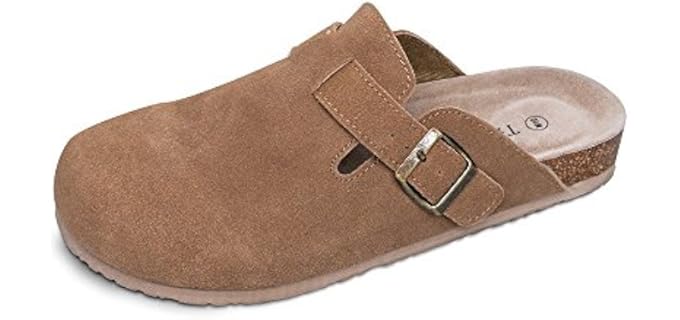 TF. Star Men's Boston - Cork Slippers