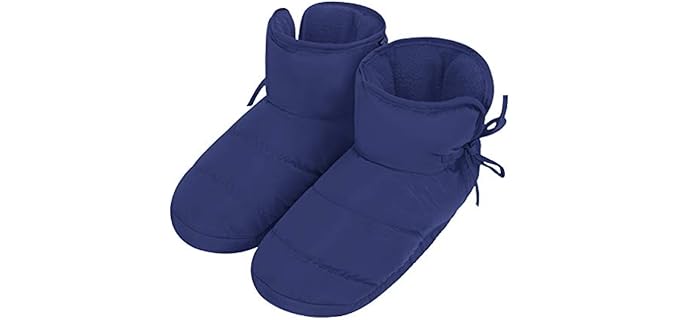 Ipenny Men's Quilted - Bootie Slippers