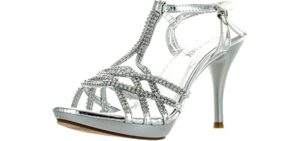 V-Luxury Women's Essential 74 - Luxury Sandals for Weddings