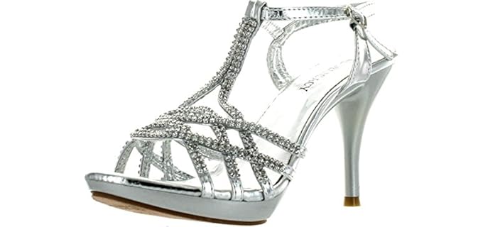 V-Luxury Women's Essential 74 - Luxury Sandals for Weddings