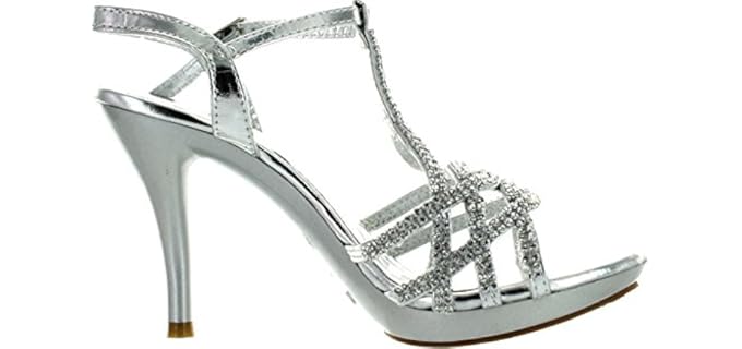 V-Luxury Women's Essential 74 - Luxury Sandals for Weddings