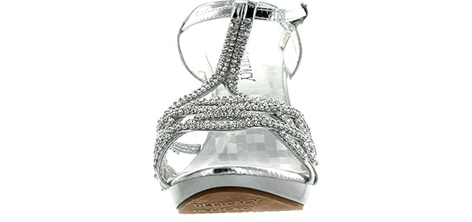 V-Luxury Women's Essential 74 - Luxury Sandals for Weddings