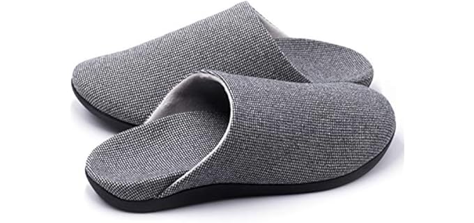 V.Step Men's Orthopedic - Arch Support Mule Slippers