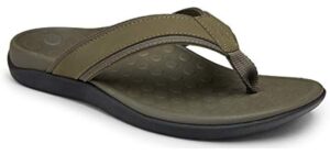 Vionic Men's Tide - Flip Flop Sandals for Hallux Rigidus