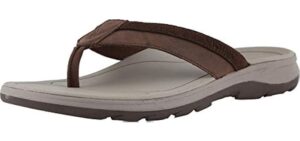 Vionic Men's Canoe Dennis - Comfortable Flip Flops