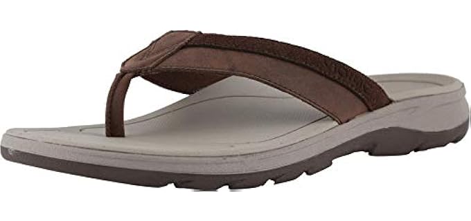Vionic Men's Canoe Dennis - Comfortable Flip Flops