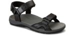 Vionic Orthaheel Men's Canoe Leo - Orthopedic Open Toe Comfort Sandal