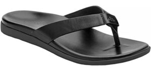 Vionic Men's Ludlow Elijah - Flip Flops for Plantar Fasciitis