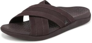 Vionic Men's Tide Slide - Slide Sandals for Plantar Fasciitis