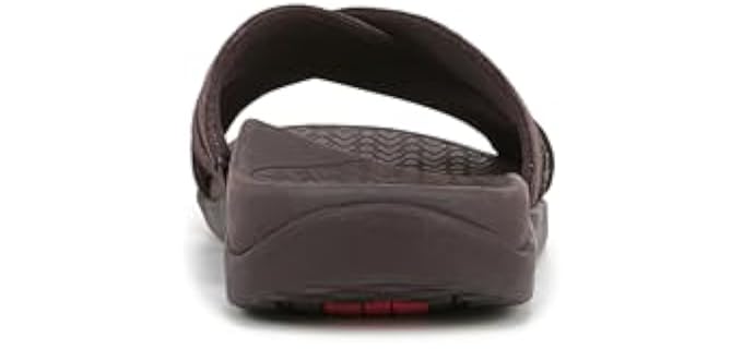 Vionic Men's Tide Slide - Slide Sandals for Plantar Fasciitis