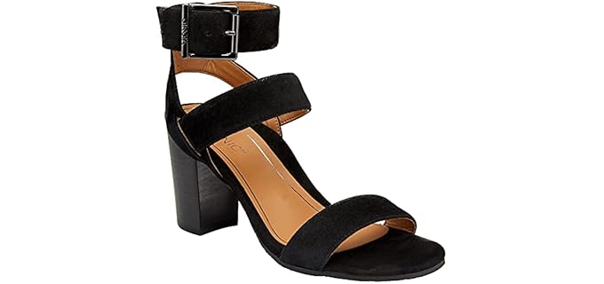 Vionic Women's Perk Sofia - Comfortable Heels for Wide Feet