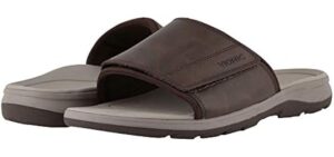 Vionic Men's Canoe Stanley - Slide Sandals for Metatarsalgia