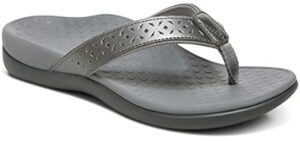 Vionic Women's Tide Perforated - Comfortable Flip Flops