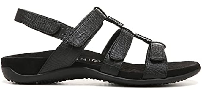 Vionic Women's Orthotic - Leather Sandals for Hallux Rigidus