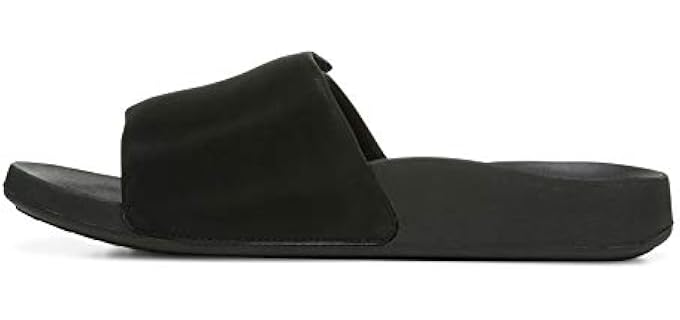 Vionic Women's Asha Kira - Slide Sandals for Metatarsalgia