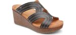 Vionic Women's Malorie - Wedge Sandal for Bunions