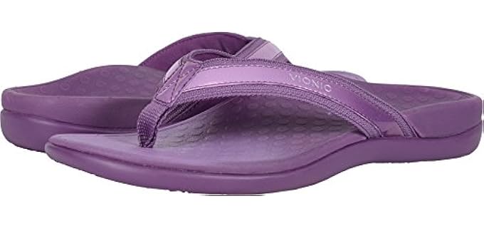Vionic Women's Tide 2 - Orthopedic Bunion Flip Flop Sandal