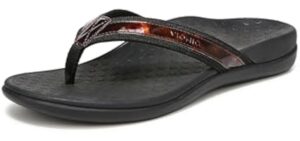 Vionic Women's Tide - High-Arch Support Flip-Flops with Orthotic Comfort