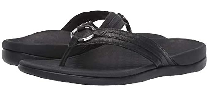 Vionic Women's Aloe - Orthopedic Flip-Flops Flat Sandals