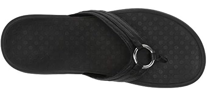 Vionic Women's Aloe - Orthopedic Flip-Flops Flat Sandals