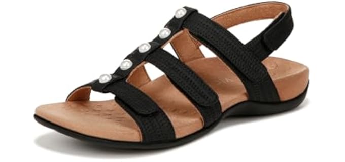 Vionic Women's Amber - Sandals for Flat Feet