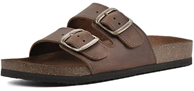 White Mountain Women's Helga - Basic Two Strap Cork Footbed Sandal