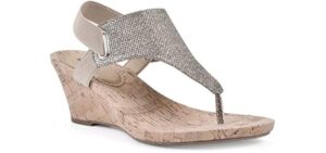 White Mountain Women's All Good - Navy Sandal