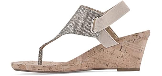 White Mountain Women's All Good - Navy Sandal