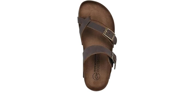 White Mountain Women's Gracie - Cros Over Toe Strap Sandal