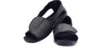 W&Lesvago Men's MS6010M - Wide Width Orthopedic Sandals for Big Feet