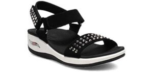 Skechers Women's Arch Fit Sunshine - Sandals for Flat Feet