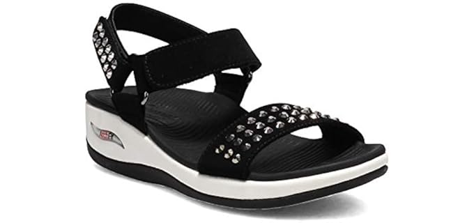 Skechers Women's Arch Fit Sunshine - Sandals for Flat Feet