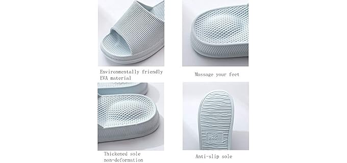 WYSBAOSHU Unisex Massage - Japanese House Slippers