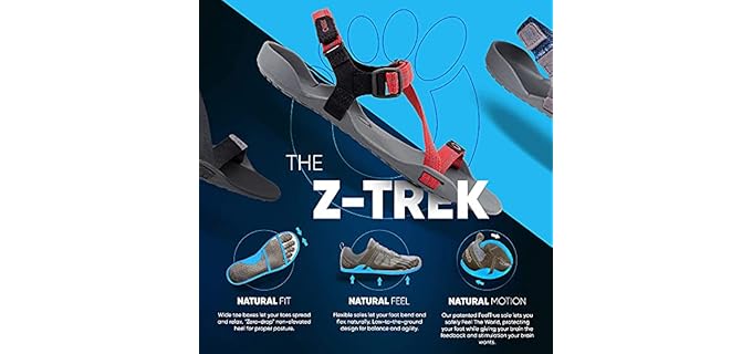 Xero Shoes Men's Z-Trek - Minimalist Trail Running Sandal