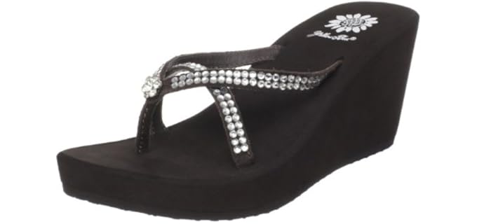 Yellow Box Women's Gateway - Platform Heel Flip Flops