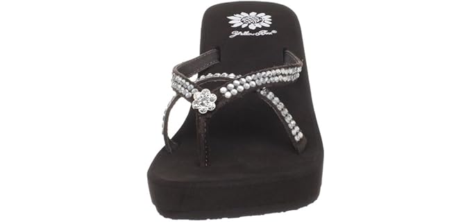 Yellow Box Women's Gateway - Platform Heel Flip Flops