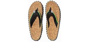 Zion Men's Rootswear - Classic Cork Flip Flops