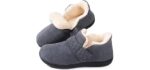 Zizor Women's Adjustable - Pregnancy Slippers with Memory Foam