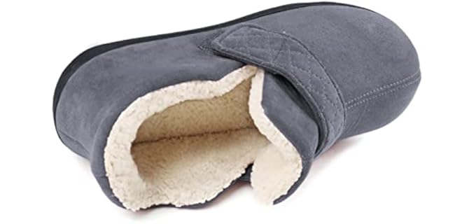 Zizor Women's Adjustable - Pregnancy Slippers with Memory Foam