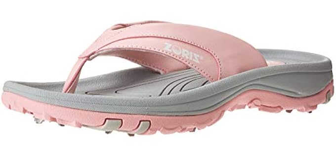 Zoriz Women's Golf - Removable Spike Golf Sandal