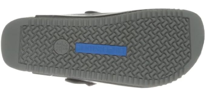 Birkenstock Mens's Boston - Closed Toe Leather Sandals for Plantar Fasciitis