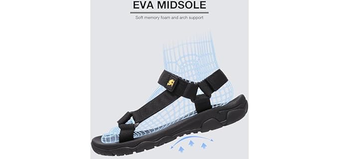Camelsports Men's Athletic - Sports Walking Sandals