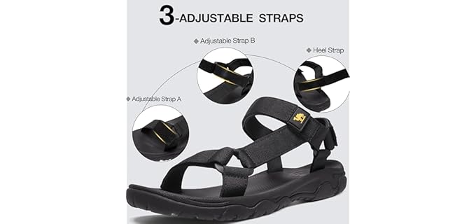 Camelsports Men's Athletic - Sports Walking Sandals