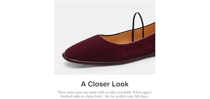 COACH Women's Emilia Mary Jane Ballet Flat - Sleek Elastic Band