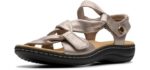 Clarks Women's Laurieann Bell - Casual Sandals for Back Pain