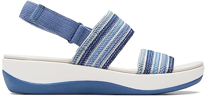 Clarks Women's Arla Stroll - Sandals for Heel Spurs