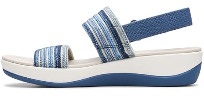 Clarks Women's Arla Stroll - Sandals for Heel Spurs