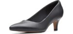 Clarks Women's Linvale Jerica - Closed-Toe Kitten Heel Pumps