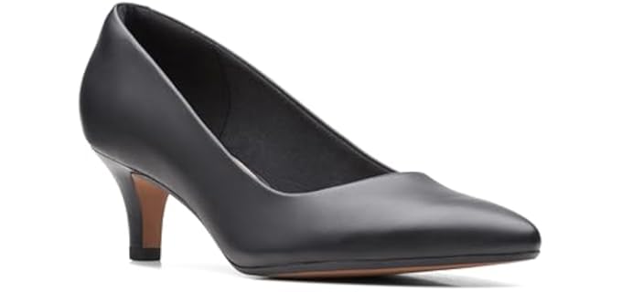 Clarks Women's Linvale Jerica - Closed-Toe Kitten Heel Pumps