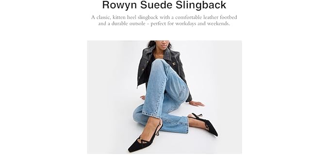 COACH Women's Rowyn Pump - Pointed & Closed-Toe Slingback 